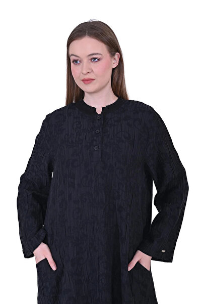 Invee Invee 7026 Modal Dress with Pockets - Black