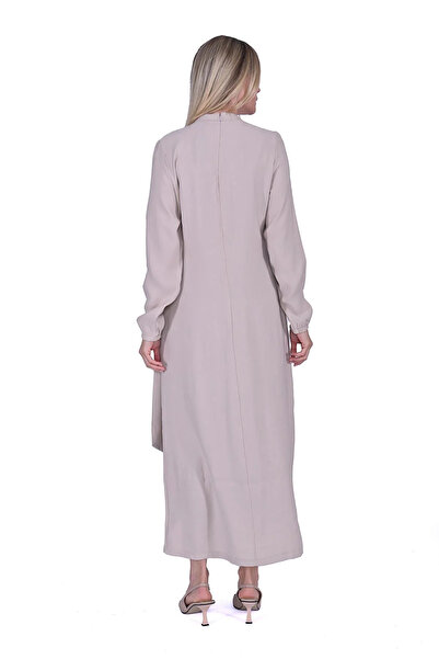 Invee INVEE MODAL DRESS BELTED CREAM 6958