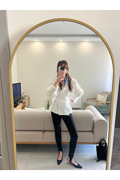 Butik Kruvaze Kesim Beyaz Gömlek – Şıklığın Zamansız Hali