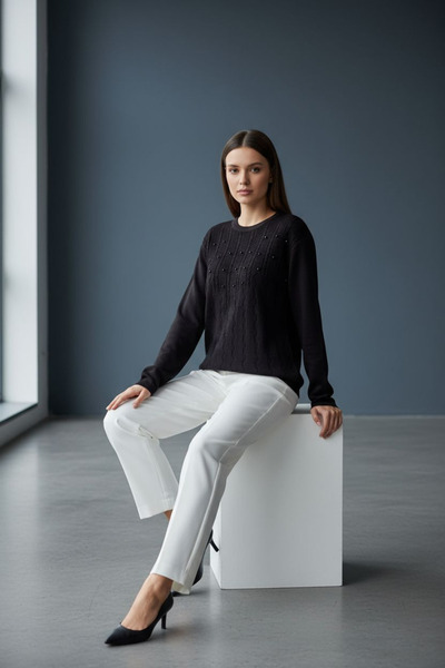 ENDAMIM ΓΥΝΑΙΚΕΙΟ ΠΛΕΚΤΟ ΠΟΥΛΟΝΤΙΚΟ ΜΕΣΑΙΑΣ ΠΛΕΚΤΟΣΟΥΛΑΣ ΜΕ ΚΟΝΤΕΣ ΧΑΡΝΙΣΤΡΕΣ ΛΕΠΤΟΜΕΡΕΙΕΣ