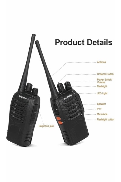 BAOFENG Bf-999s Çift Yönlü Telsiz Iki Adet TYPE-C BATARYA 2026 MODEL