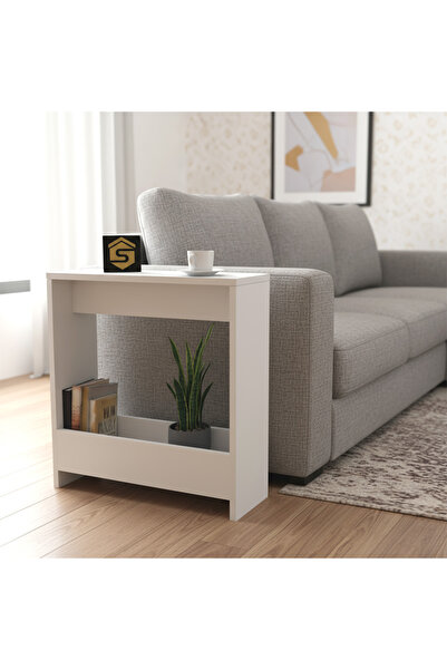 Stylish Home Side table with magazine rack for living room and office - Entryway table - mzct01a