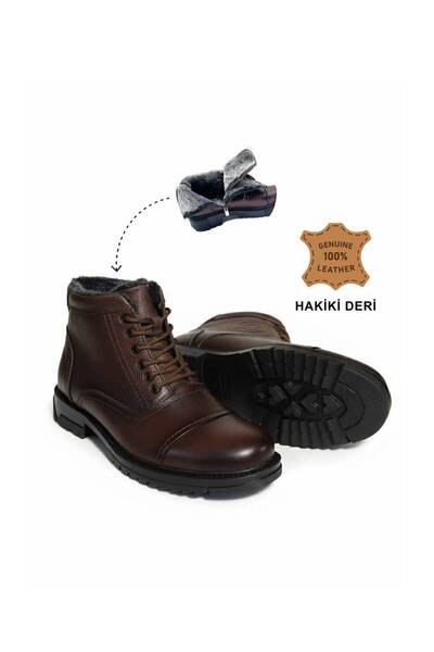 MAKRAS Чоловічі термоботи з хутром на підошві 34250