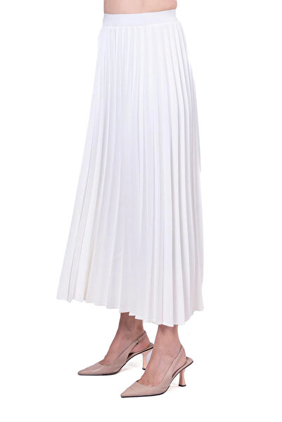 Invee Pleated Skirt Ekru 6998