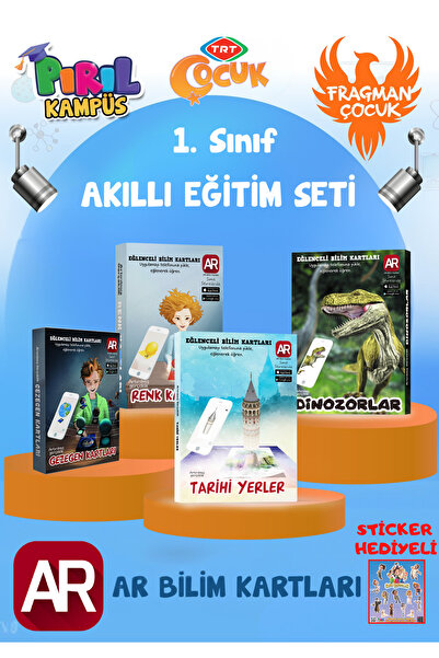 TRT ÇOCUK PIRIL بطاقات العلوم الممتعة - الديناصورات في الواقع المعزز - المواق...