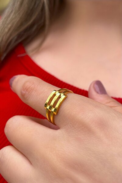 Altınaşkı Kaburga Altın Yüzük