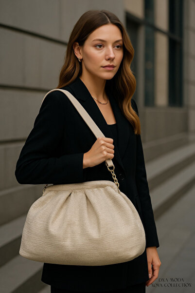 DNA MODA حقيبة نوفا كريم دينيم السرية للطلاب