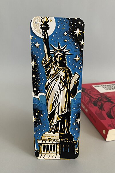 Good To Glow New York Özgürlük Heykeli Kabartmalı Kitap Ayracı - Kültür ve Se...