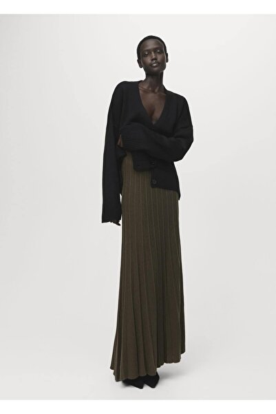 MANGO Woman V yaka oversize hırka