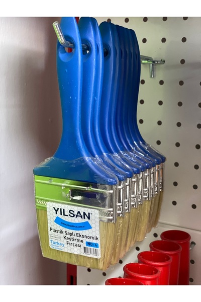 YILSAN FIRÇA Yılsan Plastic Handle Cutting Paint Brush No: 4