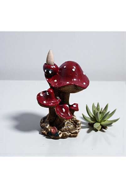 YASEMİNİN DÜNYASI Mantar Geri Akışlı Tütsülük 14cm