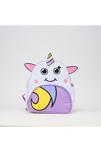 Beyaz Unicorn Anaokulu Yuva Sırt Çantası Unicorn Kız Çocuk Ana Okul Çantası