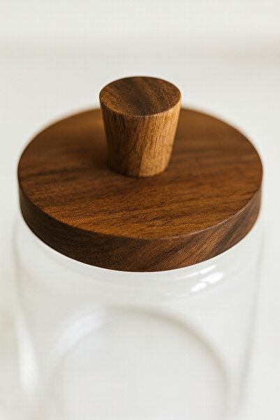 Bohemian Akasya Kapaklı Cam Kavanoz Seti VAKUM KAPAKLI (3'lü 700 Ml)