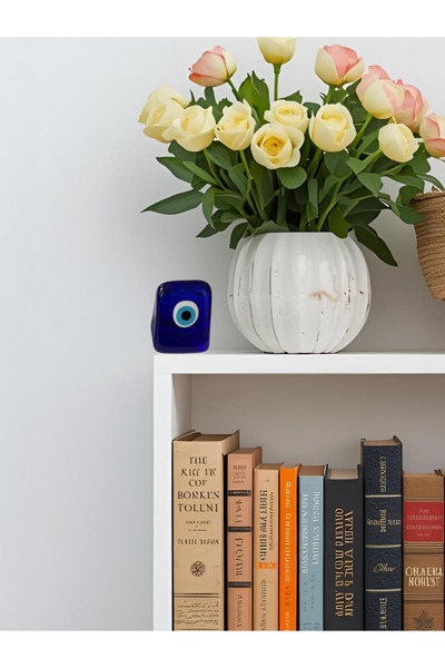 NEVCE STORE Modern Kare Nazar Boncuğu – Ev & Ofis Dekoru - Pozitif Enerji ve ...