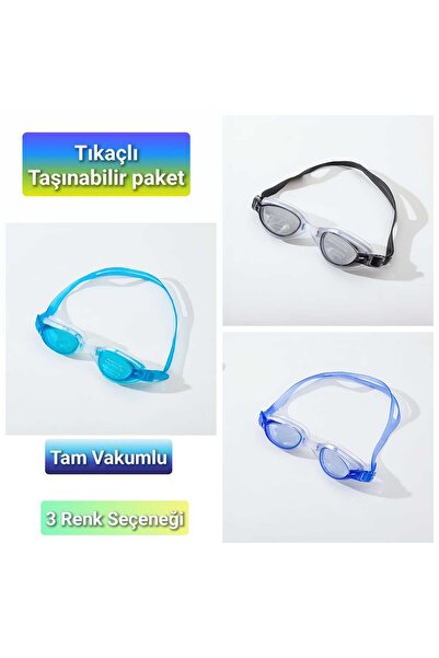 BERMUDA Rh-7100 Yüzücü Gözlüğü 3 Ve 15 Yaş Için Uygundur. Kulak Tıkacı Hediye...