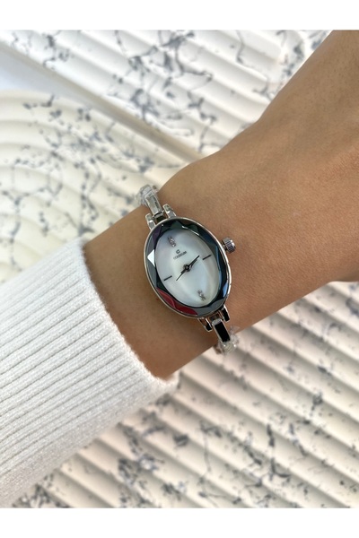 Coliseum Vintage Inside White Silver Women's Wristwatch