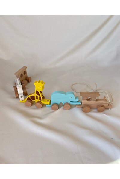 tiny wood Ahşap Oyuncak Safari Tren, Ahşap Oyuncak Tren