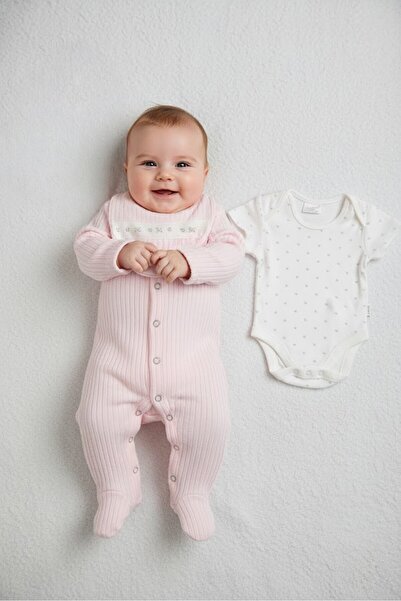 Rock A Bye Baby Boutique طقم ملابس داخلية ورومبير للبنات الصغار، مكون من 3 قط...