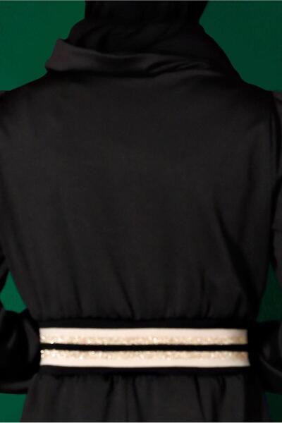 Alvina BELİ VE MANŞETLERİ LASTİKLİ ELBİSE 43327