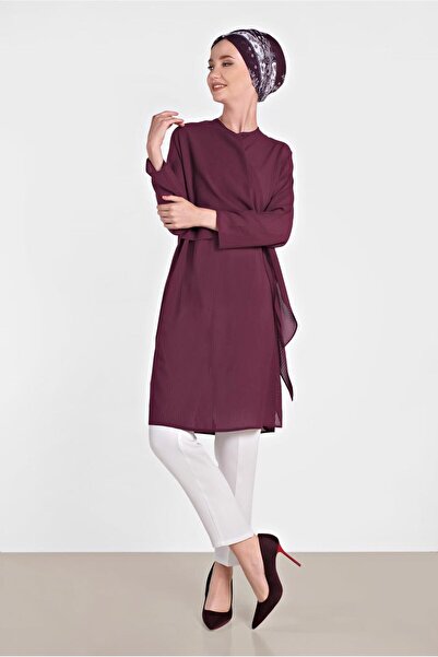 Alvina Thin Summer Tunic with Binding Detail 4436