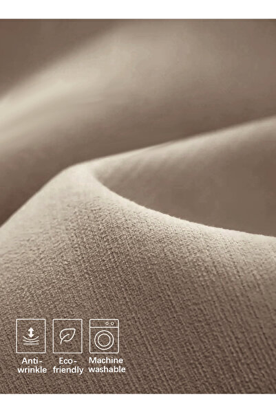 Generic Double-Sided Chenille Grommet Top Blackout Curtain, 1Panel, 2.5mW x 3.1mH, Fits Windows 1.25–1.65m