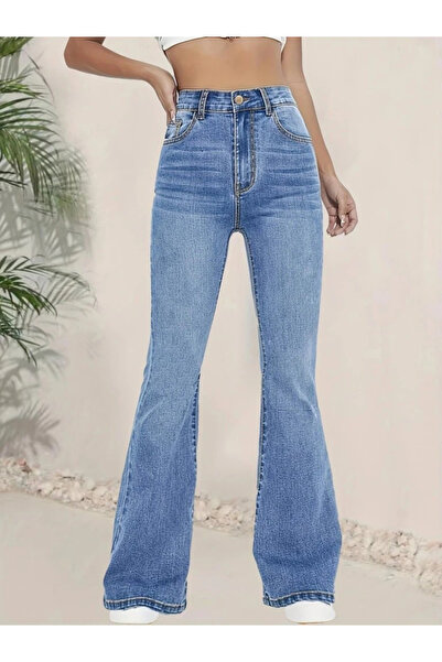 Silerra Women's High Waist Flared Jeans