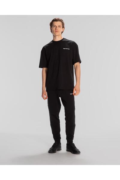 Kappa Authentic Dan Erkek Siyah Regular Fit Tişört