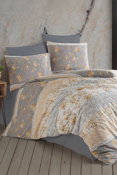 Lorateks Masal Double Size Duvet Cover Set with Elastic Sheets |   Duvet Cove...