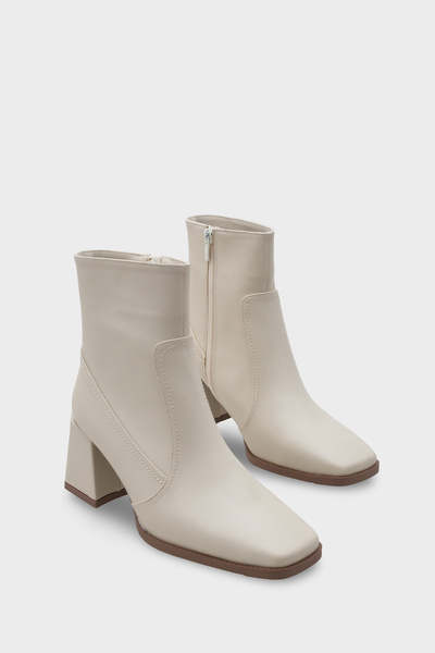 Capone Outfitters Anjela Küt Burunlu Yandan Fermuarlı Kadın Bot