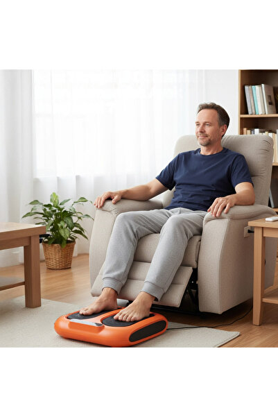 ROBX E08 Titreşimli Dokunmatik Ekran Kumandalı Ayak Masaj Aleti-gri Renk