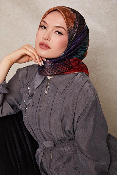 Levidor Μεταξωτό μαντήλι με σχέδιο βιζόν