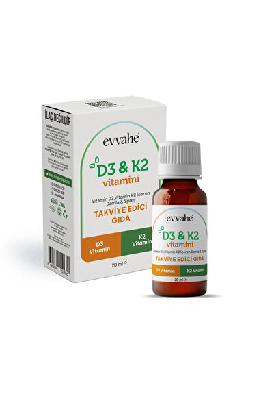 EVVAHE DOĞAL Vitamin D3 K2 (20ml.)