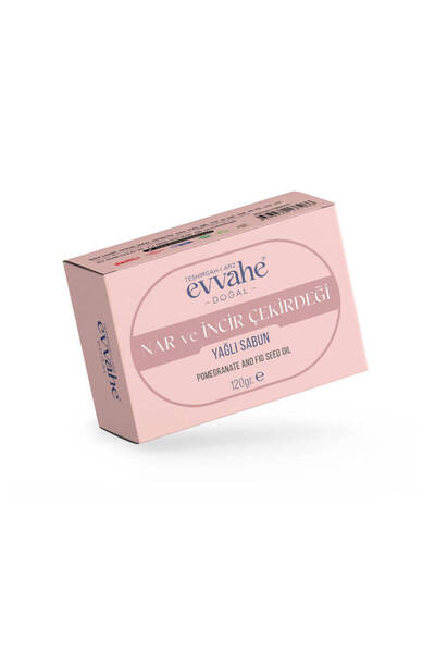 EVVAHE DOĞAL صابون زيت الرمان ونواة التين