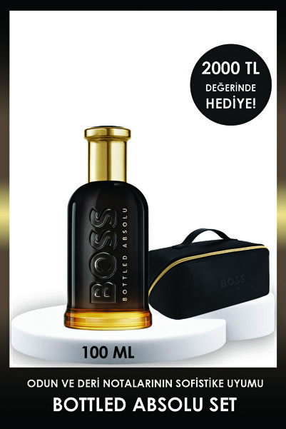 Hugo Boss Boss Bottled Absolu Parfum Intense 100 ml Erkek Parfüm + Çanta