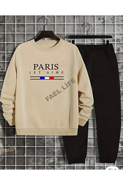 FAEL LİFE ΦΟΥΤΕΡ UNISEX ZERO NECK ΦΟΥΤΕΡ PARIS JETAM PRINTED ESOFMAN ΣΕΤ