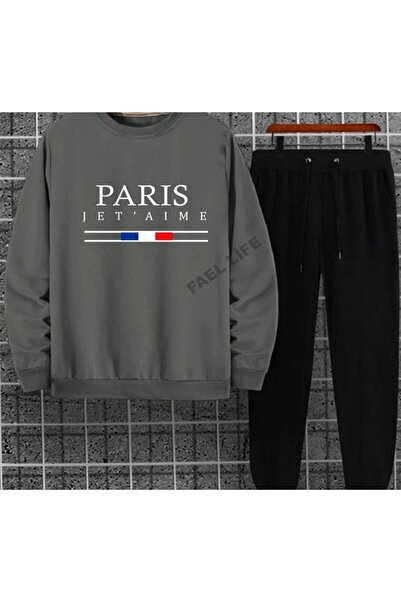 FAEL LİFE ΦΟΥΤΕΡ UNISEX ZERO NECK ΦΟΥΤΕΡ PARIS JETAM PRINTED ESOFMAN ΣΕΤ