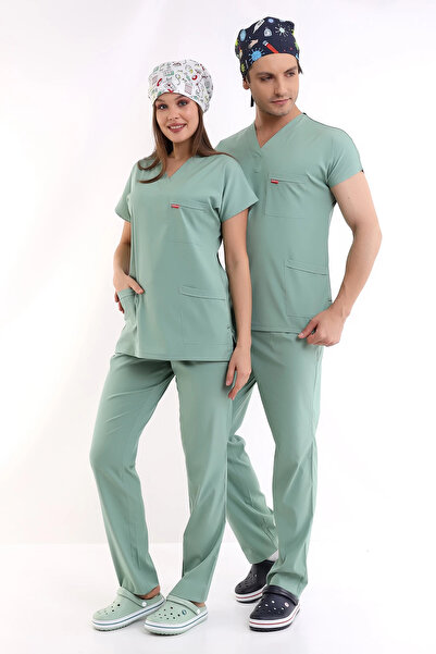 Bilenn Tekstil Unisex Bflex Σετ με μανίκια λάικρα - Çağla Yeşil 6428