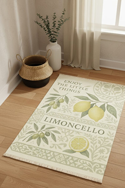 Markaev Limoncello Baskılı Dokuma Taban Halı 273 YNG