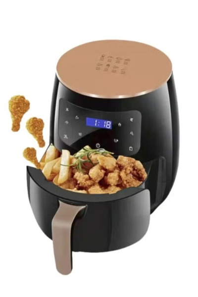 Primo Plus Healthy Air Fryer Without Oil Healthy Air Fryer For Fry, Grill, Bake And Roast, 6L, 2400W, Black