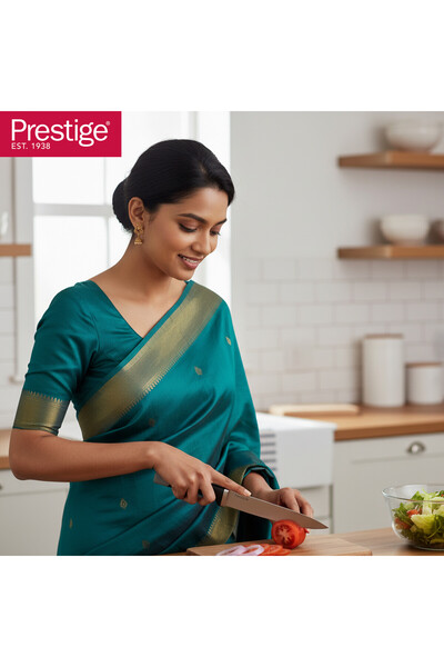 Prestige Bread Knife 8" (20Cm) | Rust Free Extra Thick Stainless Steel Blade - PR50971