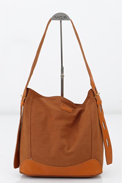 Baggaj Ko25222 Women's Shoulder Bag with Leather Trim