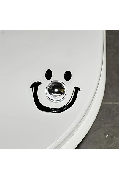 Choice Silver Contemporary Style Dopamine Smile Ball Toilet Lid Lifter, Round Shape, Handheld Toilet Seat C