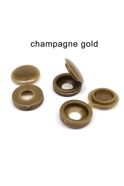 HZYUEGOU 100 قطعة من الذهب الشمبانيا، 100 قطعة/حقيبة، برغي ذاتي اللولبة من ال...