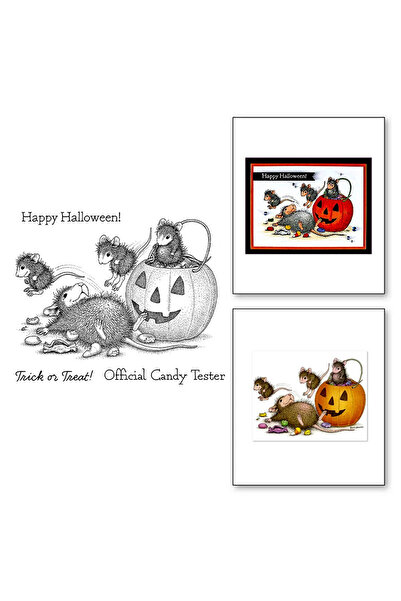 Choice WW2495A1 شجرة فأر المنزل - مجموعة شتاء عيد الميلاد مندوس ختم واضح هالو...