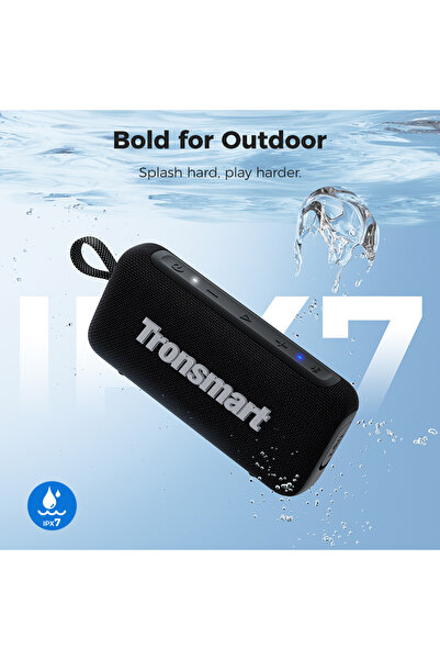 Tronsmart Trip 2 Portable Bluetooth Speaker 10W Deep Bass IPX7 Waterproof 20H Playtime Grey