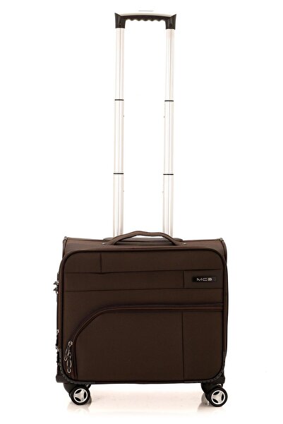 MÇS Kahvrengi Diplomat Kumaş Pilot Valiz V1451