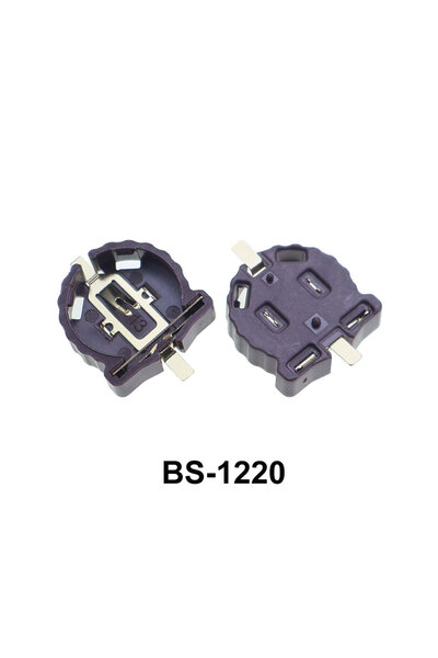 JCD BS-1220 10pcs SMD SMT CR2450 CR2032 CR2025 CR1220 3V Battery Button BS-2032/1220/1616 Cell Coin