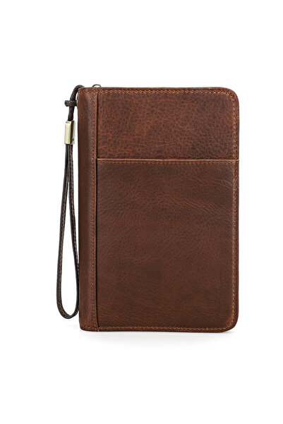 Choice Red Brown 1pc, Leather cigar storage bag, can store various cigar accessories, travel size