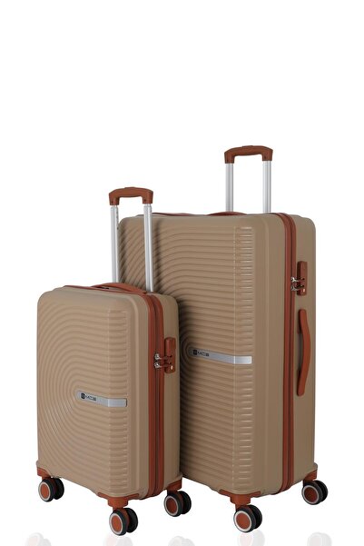 MÇS Polipropilen 2'li Valiz Seti Büyük & Kabin V374