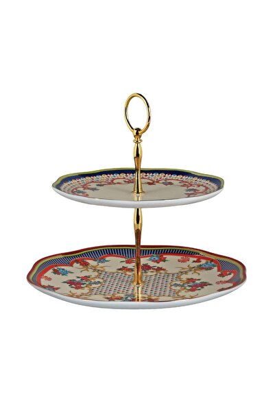 Lucky Art Fiora 2 Katlı Kek Standı